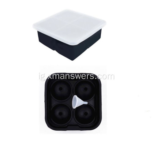 Ahaziri 4 Square Cocktail Silicon Rubber Ice Ball